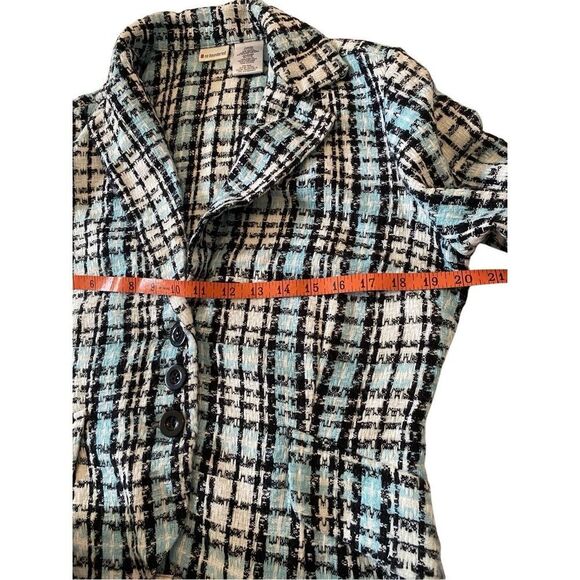 No Boundaries Tweed Blazer Suit Jacket Formal Career Occupational Workwear Work - Picture 6 of 9